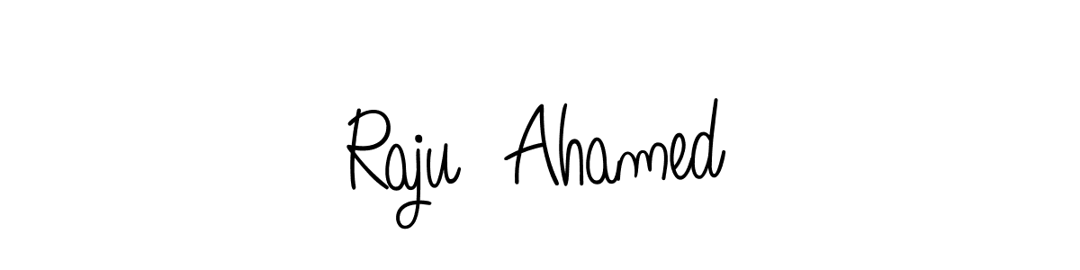 Angelique-Rose-font-FFP is a professional signature style that is perfect for those who want to add a touch of class to their signature. It is also a great choice for those who want to make their signature more unique. Get Raju  Ahamed name to fancy signature for free. Raju  Ahamed signature style 5 images and pictures png