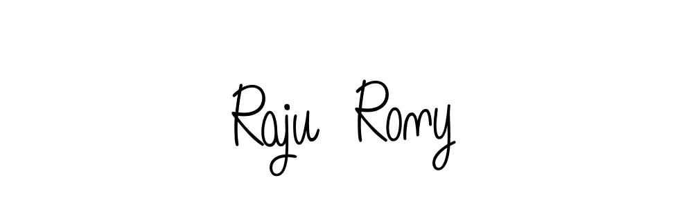 Angelique-Rose-font-FFP is a professional signature style that is perfect for those who want to add a touch of class to their signature. It is also a great choice for those who want to make their signature more unique. Get Raju  Rony name to fancy signature for free. Raju  Rony signature style 5 images and pictures png
