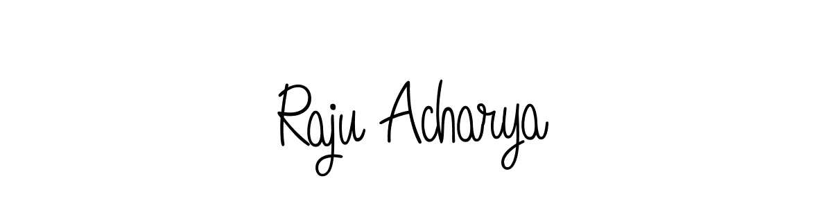 Once you've used our free online signature maker to create your best signature Angelique-Rose-font-FFP style, it's time to enjoy all of the benefits that Raju Acharya name signing documents. Raju Acharya signature style 5 images and pictures png