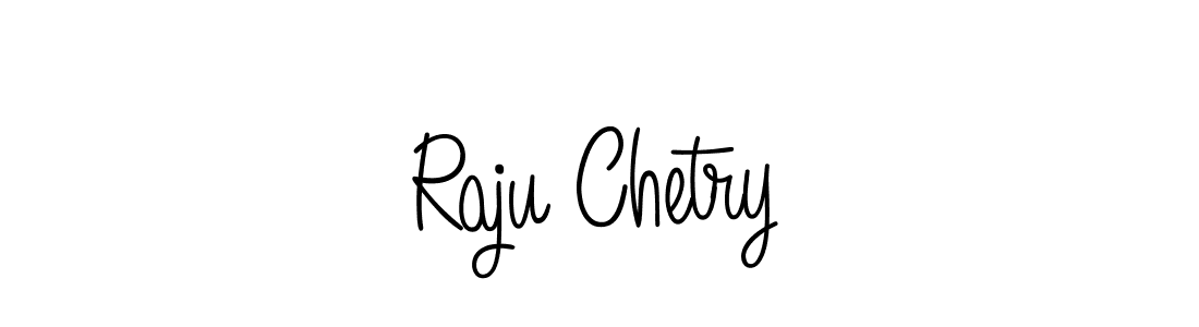 How to make Raju Chetry name signature. Use Angelique-Rose-font-FFP style for creating short signs online. This is the latest handwritten sign. Raju Chetry signature style 5 images and pictures png