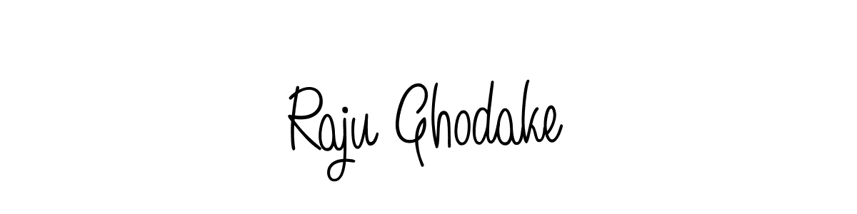 You can use this online signature creator to create a handwritten signature for the name Raju Ghodake. This is the best online autograph maker. Raju Ghodake signature style 5 images and pictures png