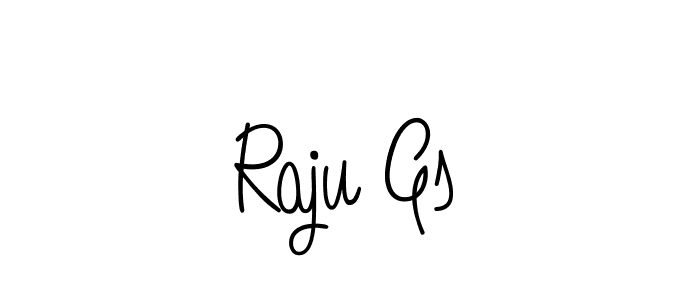 You can use this online signature creator to create a handwritten signature for the name Raju Gs. This is the best online autograph maker. Raju Gs signature style 5 images and pictures png