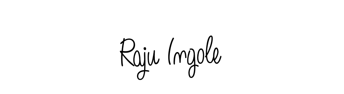 Design your own signature with our free online signature maker. With this signature software, you can create a handwritten (Angelique-Rose-font-FFP) signature for name Raju Ingole. Raju Ingole signature style 5 images and pictures png