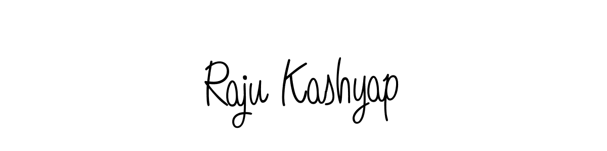 Create a beautiful signature design for name Raju Kashyap. With this signature (Angelique-Rose-font-FFP) fonts, you can make a handwritten signature for free. Raju Kashyap signature style 5 images and pictures png