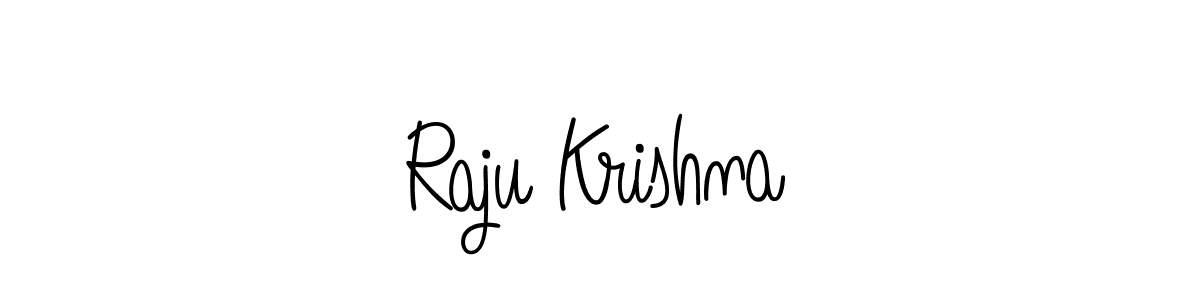 Create a beautiful signature design for name Raju Krishna. With this signature (Angelique-Rose-font-FFP) fonts, you can make a handwritten signature for free. Raju Krishna signature style 5 images and pictures png