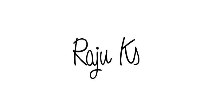 It looks lik you need a new signature style for name Raju Ks. Design unique handwritten (Angelique-Rose-font-FFP) signature with our free signature maker in just a few clicks. Raju Ks signature style 5 images and pictures png