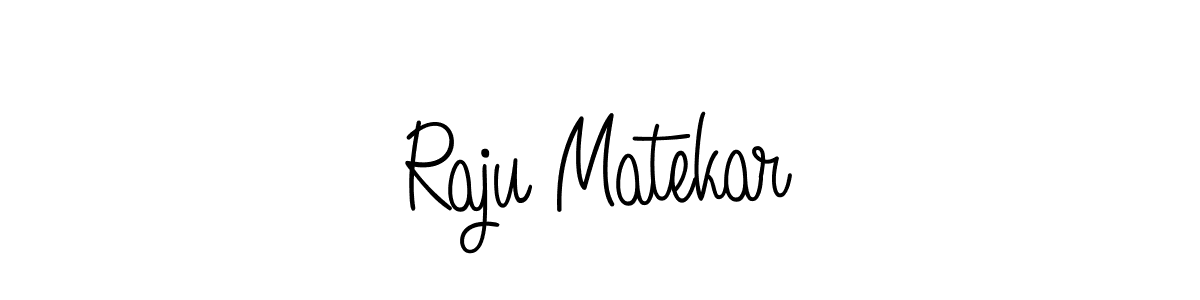 Raju Matekar stylish signature style. Best Handwritten Sign (Angelique-Rose-font-FFP) for my name. Handwritten Signature Collection Ideas for my name Raju Matekar. Raju Matekar signature style 5 images and pictures png