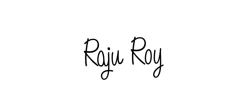 You should practise on your own different ways (Angelique-Rose-font-FFP) to write your name (Raju Roy) in signature. don't let someone else do it for you. Raju Roy signature style 5 images and pictures png