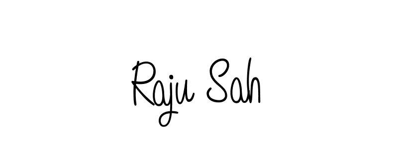 Make a beautiful signature design for name Raju Sah. With this signature (Angelique-Rose-font-FFP) style, you can create a handwritten signature for free. Raju Sah signature style 5 images and pictures png