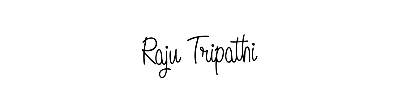 How to make Raju Tripathi name signature. Use Angelique-Rose-font-FFP style for creating short signs online. This is the latest handwritten sign. Raju Tripathi signature style 5 images and pictures png