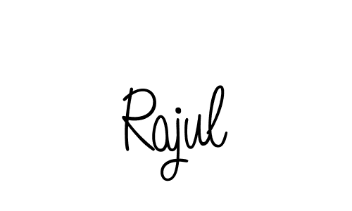 Also we have Rajul name is the best signature style. Create professional handwritten signature collection using Angelique-Rose-font-FFP autograph style. Rajul signature style 5 images and pictures png