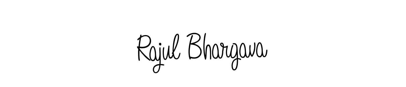 Make a beautiful signature design for name Rajul Bhargava. Use this online signature maker to create a handwritten signature for free. Rajul Bhargava signature style 5 images and pictures png