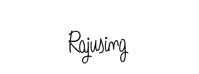 You should practise on your own different ways (Angelique-Rose-font-FFP) to write your name (Rajusing) in signature. don't let someone else do it for you. Rajusing signature style 5 images and pictures png