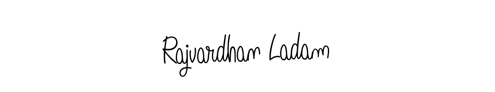 Make a beautiful signature design for name Rajvardhan Ladam. With this signature (Angelique-Rose-font-FFP) style, you can create a handwritten signature for free. Rajvardhan Ladam signature style 5 images and pictures png