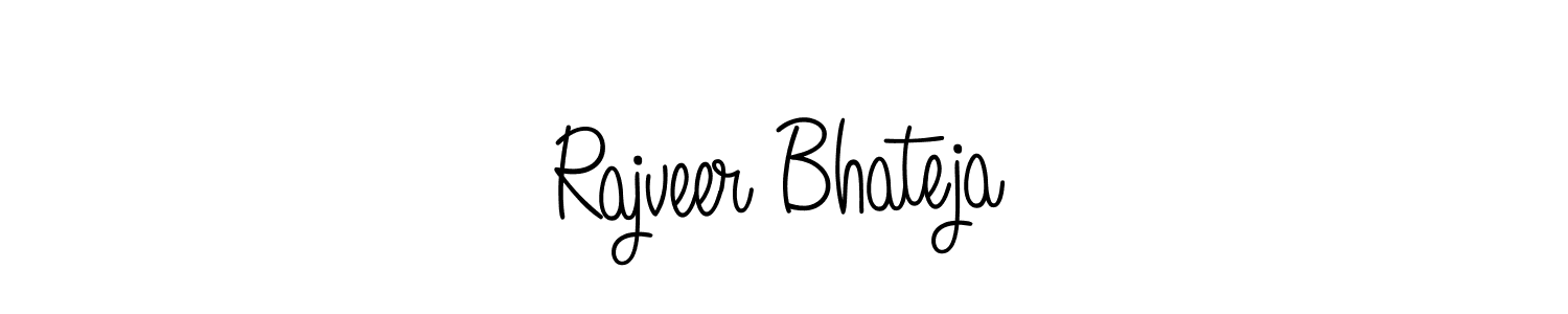 Also we have Rajveer Bhateja name is the best signature style. Create professional handwritten signature collection using Angelique-Rose-font-FFP autograph style. Rajveer Bhateja signature style 5 images and pictures png