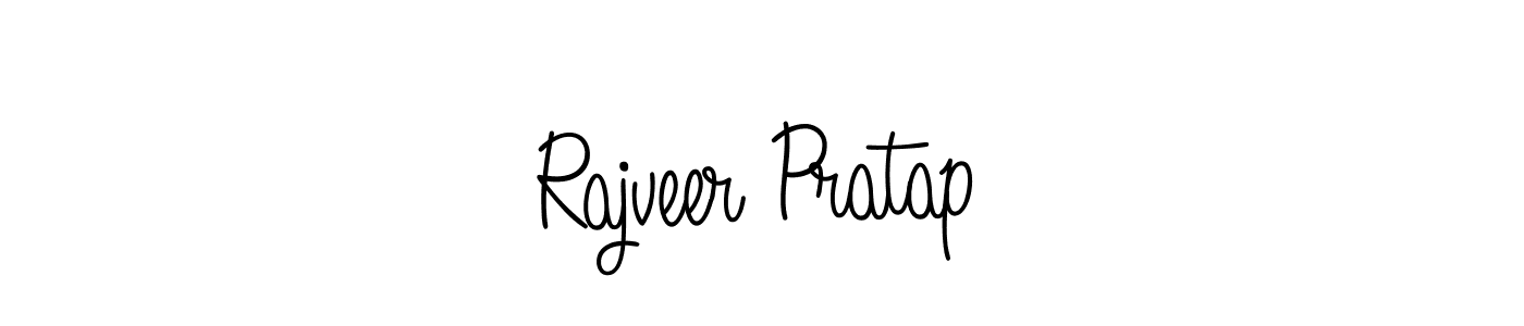 Use a signature maker to create a handwritten signature online. With this signature software, you can design (Angelique-Rose-font-FFP) your own signature for name Rajveer Pratap. Rajveer Pratap signature style 5 images and pictures png