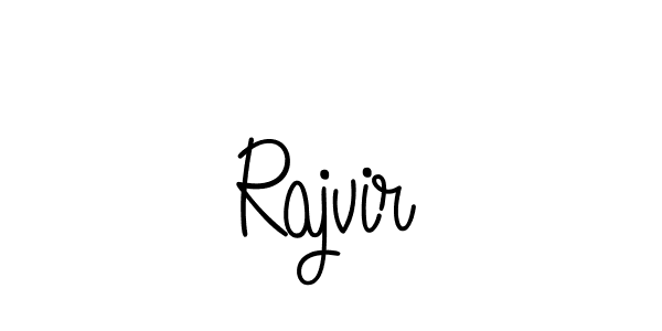 Rajvir stylish signature style. Best Handwritten Sign (Angelique-Rose-font-FFP) for my name. Handwritten Signature Collection Ideas for my name Rajvir. Rajvir signature style 5 images and pictures png