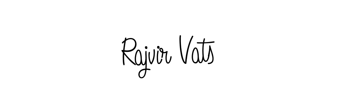 This is the best signature style for the Rajvir Vats name. Also you like these signature font (Angelique-Rose-font-FFP). Mix name signature. Rajvir Vats signature style 5 images and pictures png