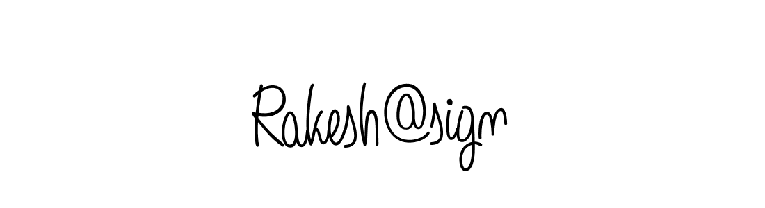 You should practise on your own different ways (Angelique-Rose-font-FFP) to write your name (Rakesh@sign) in signature. don't let someone else do it for you. Rakesh@sign signature style 5 images and pictures png