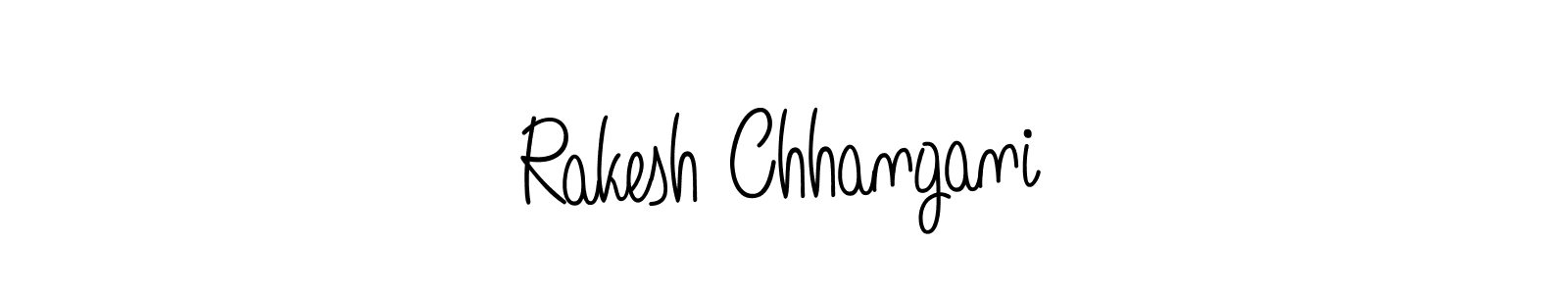 How to make Rakesh Chhangani signature? Angelique-Rose-font-FFP is a professional autograph style. Create handwritten signature for Rakesh Chhangani name. Rakesh Chhangani signature style 5 images and pictures png