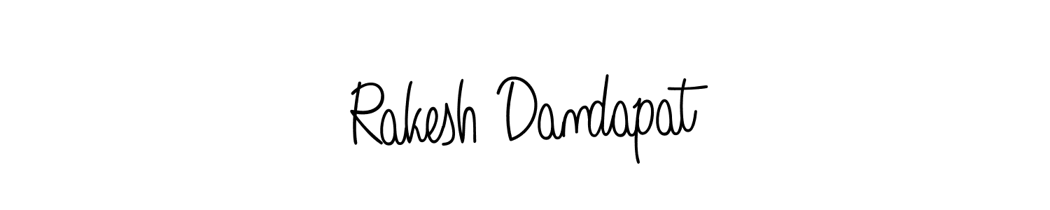 Make a beautiful signature design for name Rakesh Dandapat. With this signature (Angelique-Rose-font-FFP) style, you can create a handwritten signature for free. Rakesh Dandapat signature style 5 images and pictures png