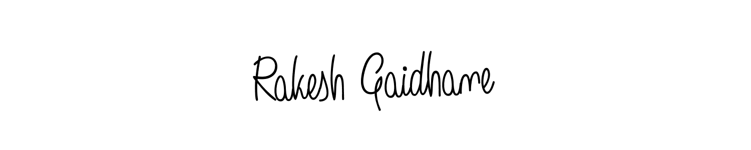 Design your own signature with our free online signature maker. With this signature software, you can create a handwritten (Angelique-Rose-font-FFP) signature for name Rakesh Gaidhane. Rakesh Gaidhane signature style 5 images and pictures png