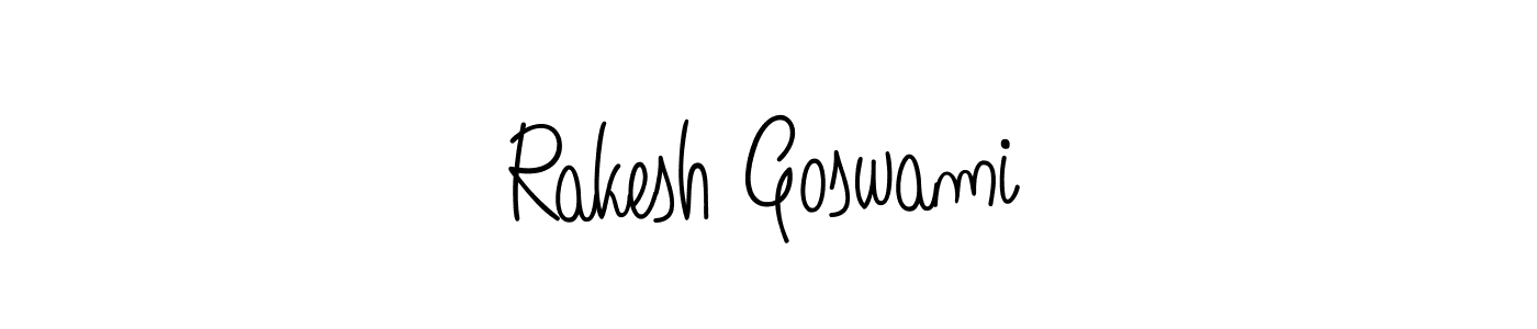 Rakesh Goswami stylish signature style. Best Handwritten Sign (Angelique-Rose-font-FFP) for my name. Handwritten Signature Collection Ideas for my name Rakesh Goswami. Rakesh Goswami signature style 5 images and pictures png