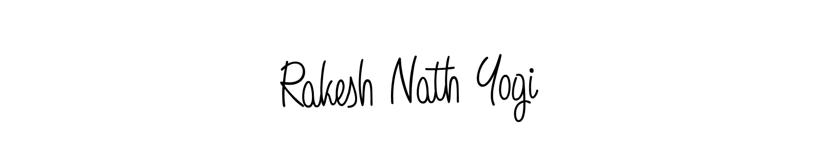 Design your own signature with our free online signature maker. With this signature software, you can create a handwritten (Angelique-Rose-font-FFP) signature for name Rakesh Nath Yogi. Rakesh Nath Yogi signature style 5 images and pictures png