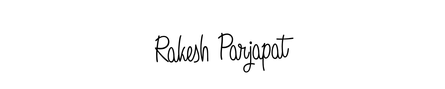 Best and Professional Signature Style for Rakesh Parjapat. Angelique-Rose-font-FFP Best Signature Style Collection. Rakesh Parjapat signature style 5 images and pictures png