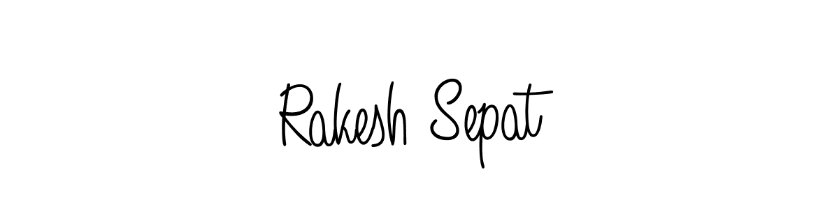 The best way (Angelique-Rose-font-FFP) to make a short signature is to pick only two or three words in your name. The name Rakesh Sepat include a total of six letters. For converting this name. Rakesh Sepat signature style 5 images and pictures png