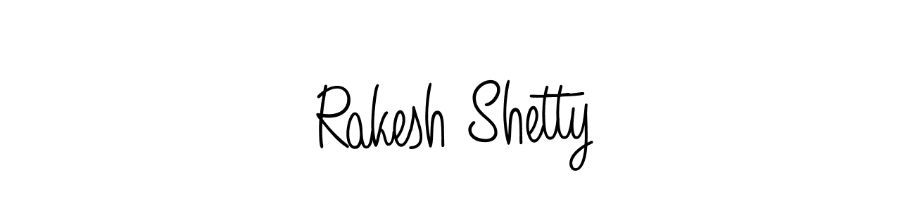 Rakesh Shetty stylish signature style. Best Handwritten Sign (Angelique-Rose-font-FFP) for my name. Handwritten Signature Collection Ideas for my name Rakesh Shetty. Rakesh Shetty signature style 5 images and pictures png