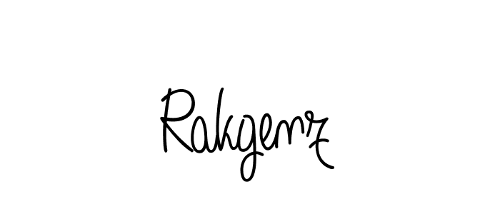 You should practise on your own different ways (Angelique-Rose-font-FFP) to write your name (Rakgenz) in signature. don't let someone else do it for you. Rakgenz signature style 5 images and pictures png