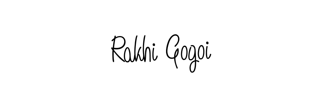 Also we have Rakhi Gogoi name is the best signature style. Create professional handwritten signature collection using Angelique-Rose-font-FFP autograph style. Rakhi Gogoi signature style 5 images and pictures png