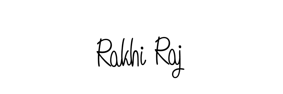 Rakhi Raj stylish signature style. Best Handwritten Sign (Angelique-Rose-font-FFP) for my name. Handwritten Signature Collection Ideas for my name Rakhi Raj. Rakhi Raj signature style 5 images and pictures png