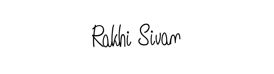 How to Draw Rakhi Sivan signature style? Angelique-Rose-font-FFP is a latest design signature styles for name Rakhi Sivan. Rakhi Sivan signature style 5 images and pictures png