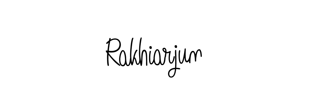 Rakhiarjun stylish signature style. Best Handwritten Sign (Angelique-Rose-font-FFP) for my name. Handwritten Signature Collection Ideas for my name Rakhiarjun. Rakhiarjun signature style 5 images and pictures png