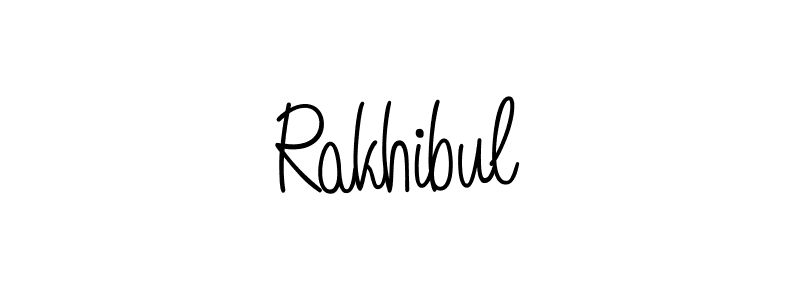 The best way (Angelique-Rose-font-FFP) to make a short signature is to pick only two or three words in your name. The name Rakhibul include a total of six letters. For converting this name. Rakhibul signature style 5 images and pictures png