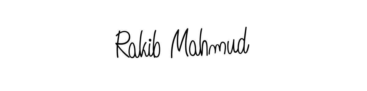 The best way (Angelique-Rose-font-FFP) to make a short signature is to pick only two or three words in your name. The name Rakib Mahmud include a total of six letters. For converting this name. Rakib Mahmud signature style 5 images and pictures png