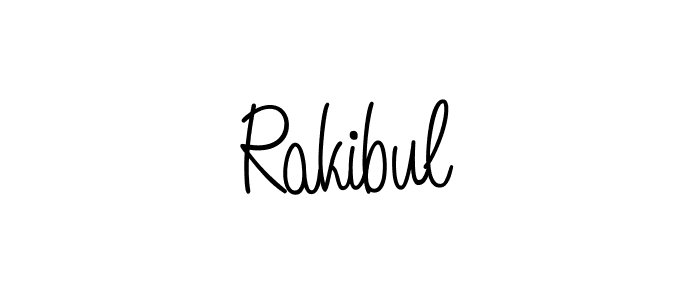 Create a beautiful signature design for name Rakibul. With this signature (Angelique-Rose-font-FFP) fonts, you can make a handwritten signature for free. Rakibul signature style 5 images and pictures png