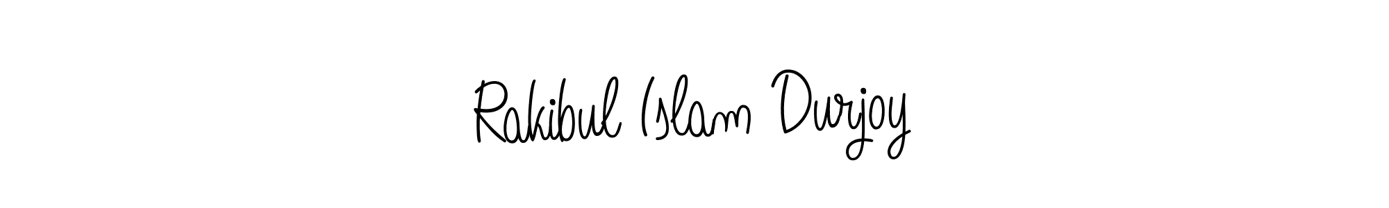 Make a beautiful signature design for name Rakibul Islam Durjoy. With this signature (Angelique-Rose-font-FFP) style, you can create a handwritten signature for free. Rakibul Islam Durjoy signature style 5 images and pictures png
