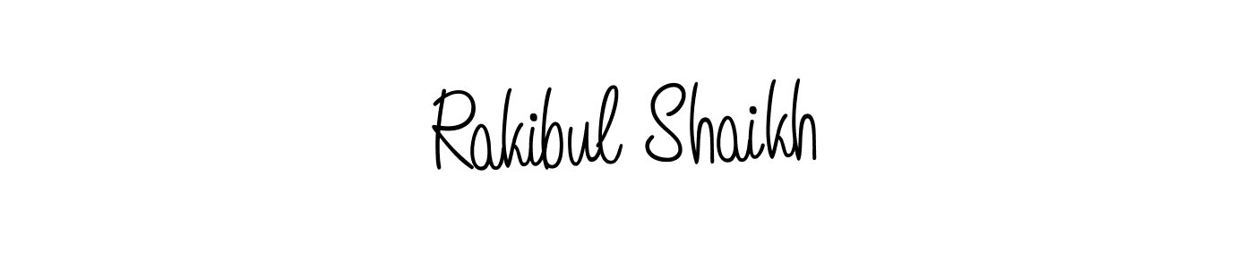 It looks lik you need a new signature style for name Rakibul Shaikh. Design unique handwritten (Angelique-Rose-font-FFP) signature with our free signature maker in just a few clicks. Rakibul Shaikh signature style 5 images and pictures png