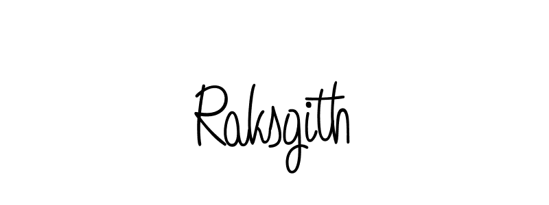 Once you've used our free online signature maker to create your best signature Angelique-Rose-font-FFP style, it's time to enjoy all of the benefits that Raksgith name signing documents. Raksgith signature style 5 images and pictures png