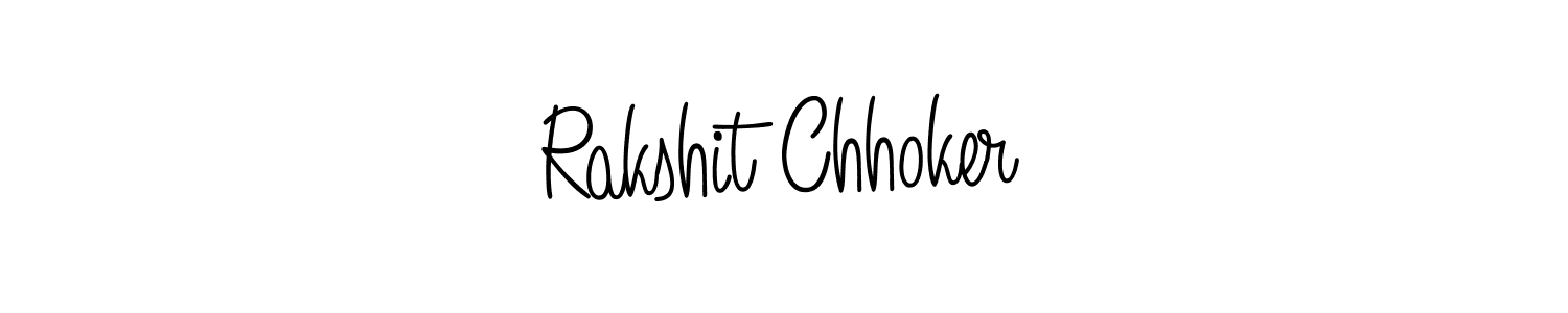 How to Draw Rakshit Chhoker signature style? Angelique-Rose-font-FFP is a latest design signature styles for name Rakshit Chhoker. Rakshit Chhoker signature style 5 images and pictures png