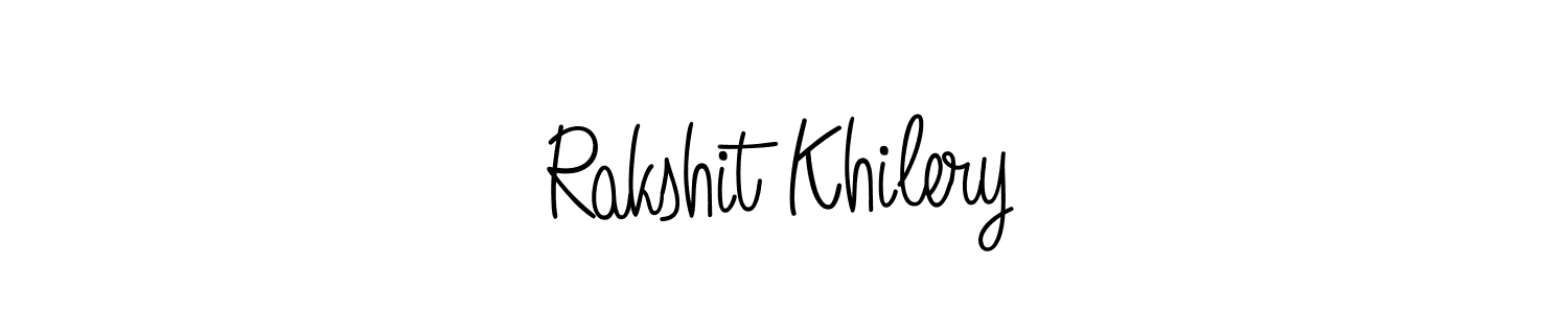 Once you've used our free online signature maker to create your best signature Angelique-Rose-font-FFP style, it's time to enjoy all of the benefits that Rakshit Khilery name signing documents. Rakshit Khilery signature style 5 images and pictures png