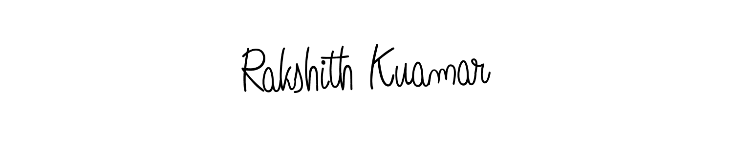 Angelique-Rose-font-FFP is a professional signature style that is perfect for those who want to add a touch of class to their signature. It is also a great choice for those who want to make their signature more unique. Get Rakshith Kuamar name to fancy signature for free. Rakshith Kuamar signature style 5 images and pictures png