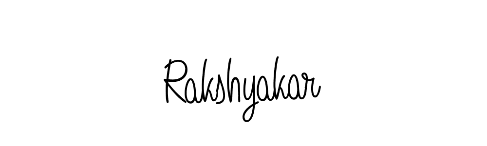 Make a beautiful signature design for name Rakshyakar. Use this online signature maker to create a handwritten signature for free. Rakshyakar signature style 5 images and pictures png