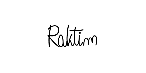 How to make Raktim name signature. Use Angelique-Rose-font-FFP style for creating short signs online. This is the latest handwritten sign. Raktim signature style 5 images and pictures png