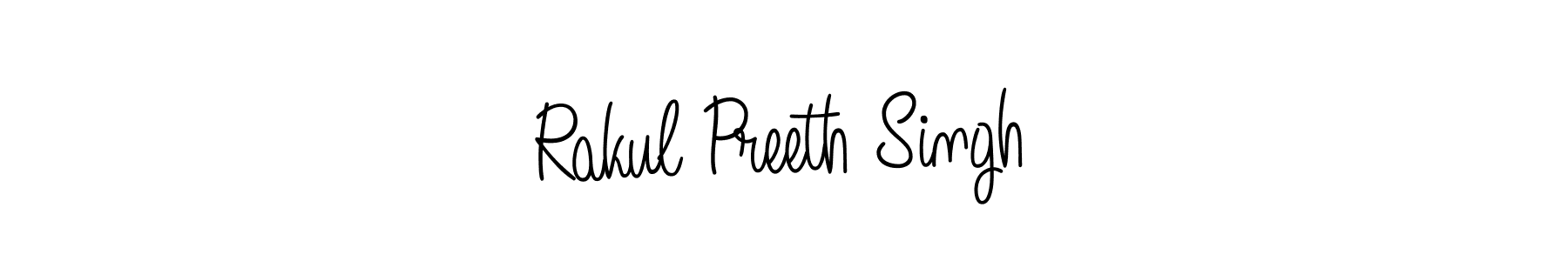 How to make Rakul Preeth Singh signature? Angelique-Rose-font-FFP is a professional autograph style. Create handwritten signature for Rakul Preeth Singh name. Rakul Preeth Singh signature style 5 images and pictures png
