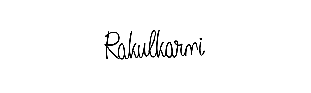 Rakulkarni stylish signature style. Best Handwritten Sign (Angelique-Rose-font-FFP) for my name. Handwritten Signature Collection Ideas for my name Rakulkarni. Rakulkarni signature style 5 images and pictures png