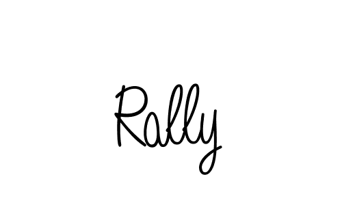 Create a beautiful signature design for name Rally. With this signature (Angelique-Rose-font-FFP) fonts, you can make a handwritten signature for free. Rally signature style 5 images and pictures png